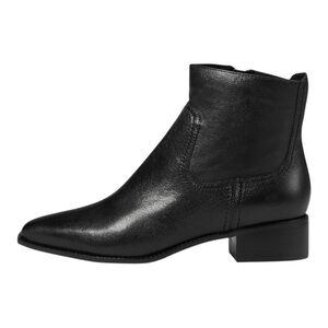 Cole Haan Black Leather NAIA Ankle Boots Women Size 7 Classic Casual Fall HSH